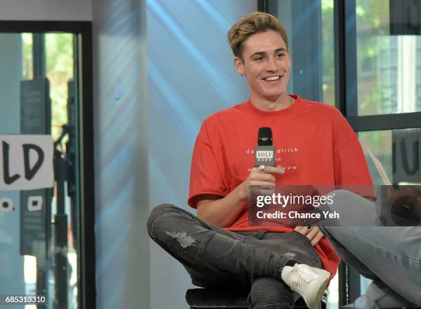 Sammy Wilk attends Build series to discuss his new clothing line Wilk at Build Studio on May 19, 2017 in New York City.