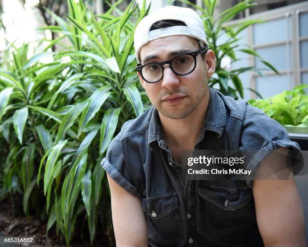 Jack Antonoff of Bleachers poses for portraits before his performance at Shaky Knees Music Festival at Centennial Olympic Park on May 14, 2017 in...