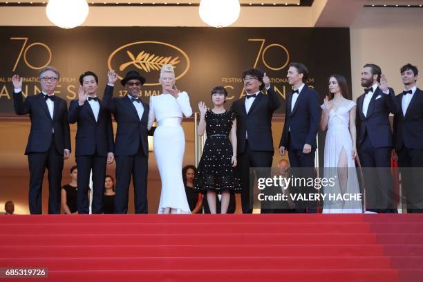 South Korean actor Byung Hee-bong, US-South Korean actor Steven Yeun, Danish-born actor Giancarlo Esposito, British actress Tilda Swinton, South...