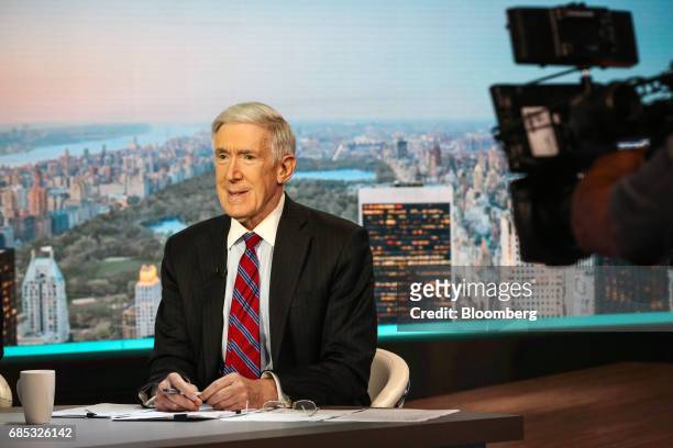 Robert Hormats, vice chairman of Kissinger Associates Inc., smiles during a Bloomberg Television interview in New York, U.S., on Friday, May 19,...
