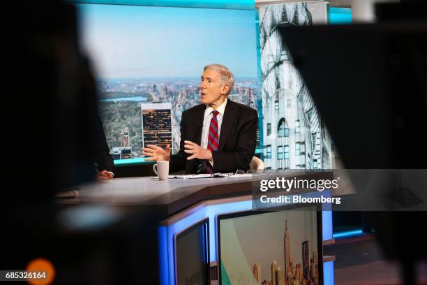 Robert Hormats, vice chairman of Kissinger Associates Inc., speaks during a Bloomberg Television interview in New York, U.S., on Friday, May 19,...