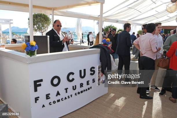Jack E DJs at Focus Features' 15th Anniversary party at the Cannes Film Festival at Baoli Beach on May 19, 2017 in Cannes, France.