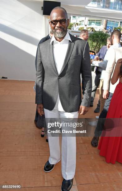 Julius Tennon attends Focus Features' 15th Anniversary party at the Cannes Film Festival at Baoli Beach on May 19, 2017 in Cannes, France.