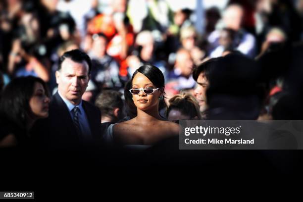 Rihanna during the 70th annual Cannes Film Festival at on May 19, 2017 in Cannes, France.