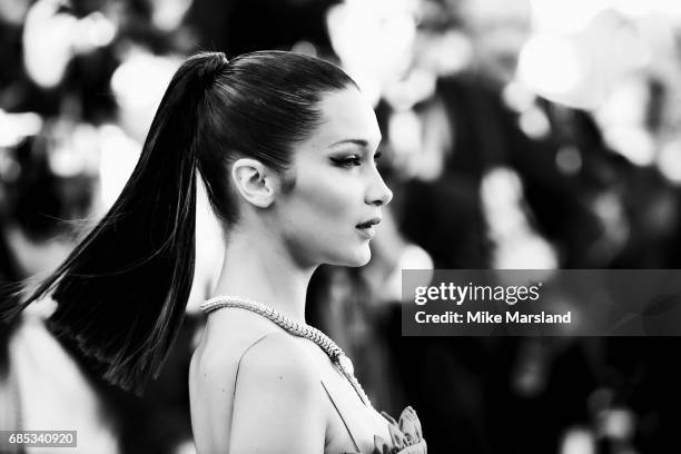 Bella Hadid during the 70th annual Cannes Film Festival at on May 19, 2017 in Cannes, France.