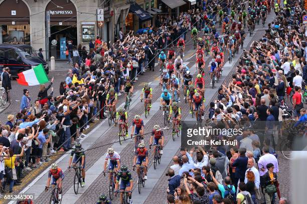 100th Tour of Italy 2017 / Stage 13 Peloton / Parma City / Public / Fans / Landscape / Reggio Emilia - Tortona / Giro /