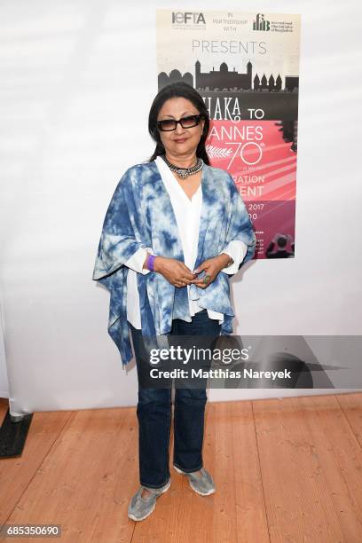 Guest attends From Dhaka to Cannes: A Celebration of Talent hosted by the International Emerging Film Talent Association at La Plage Royale on May...