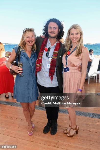 Guests attend From Dhaka to Cannes: A Celebration of Talent hosted by the International Emerging Film Talent Association at La Plage Royale on May...