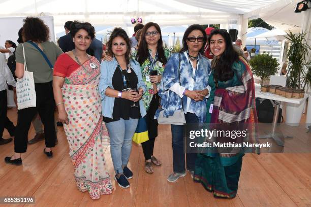 Guests attend From Dhaka to Cannes: A Celebration of Talent hosted by the International Emerging Film Talent Association at La Plage Royale on May...