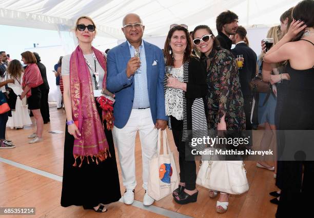 Guests attend From Dhaka to Cannes: A Celebration of Talent hosted by the International Emerging Film Talent Association at La Plage Royale on May...