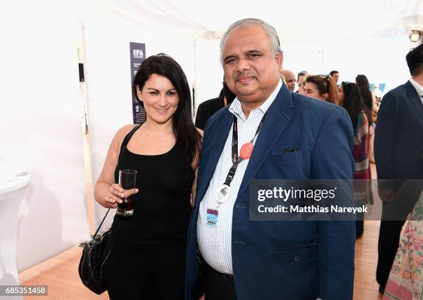 Guests attend From Dhaka to Cannes: A Celebration of Talent hosted by the International Emerging Film Talent Association at La Plage Royale on May...