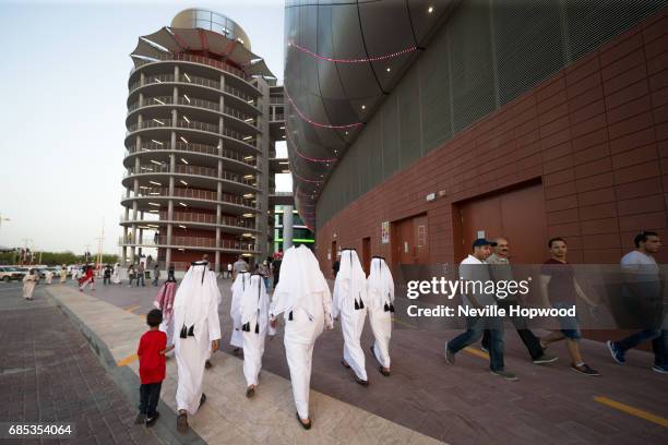 Khalifa International Stadium, on May 19, 2017 in Doha, Qatar. Qatar's Supreme Committee for Delivery & Legacy launches Khalifa International...