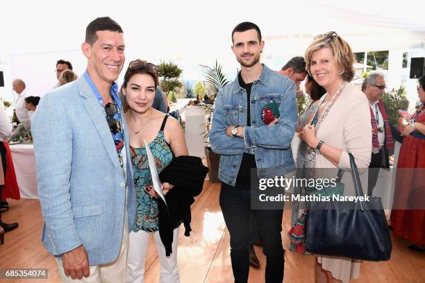 Marco Orsini and guests attend From Dhaka to Cannes: A Celebration of Talent hosted by the International Emerging Film Talent Association at La Plage...