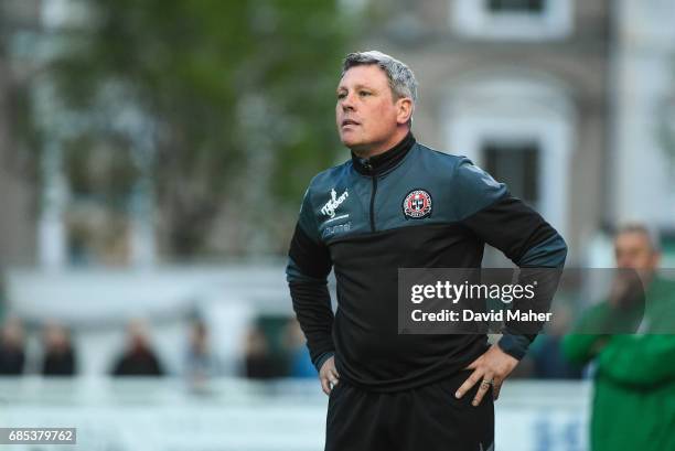 Bray , Ireland - 19 May 2017; Bohemians manager Keith Long during the SSE Airtricity League Premier Division match between Bray Wanderers and...