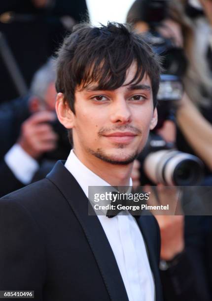 Devon Bostic attends the "Okja" screening during the 70th annual Cannes Film Festival at Palais des Festivals on May 19, 2017 in Cannes, France.
