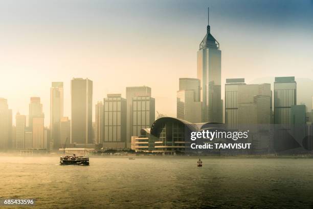 hong kong. - wanchai stock pictures, royalty-free photos & images