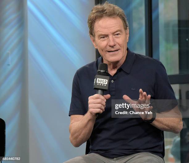 Bryan Cranston attends Build series to discuss his new film "Wakefield" at Build Studio on May 19, 2017 in New York City.