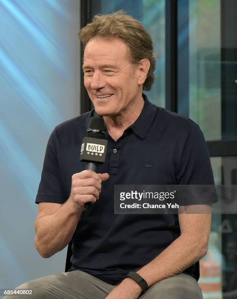 Bryan Cranston attends Build series to discuss his new film "Wakefield" at Build Studio on May 19, 2017 in New York City.