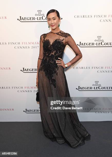 Chriselle Lim attends The 9th Annual Filmmakers Dinner hosted by Charles Finch and Jaeger-LeCoultre at Hotel du Cap-Eden-Roc on May 19, 2017 in Cap...