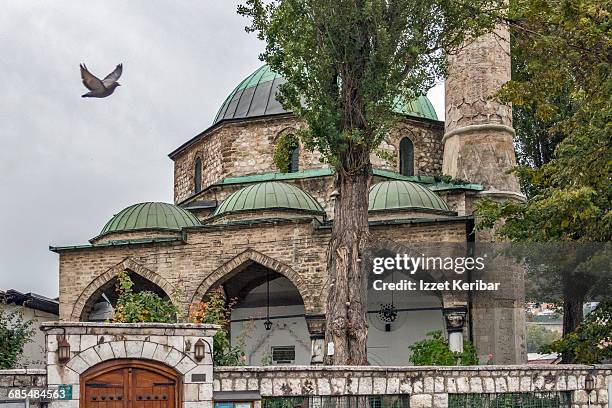 bascarsija mosque old sarajevo - sarajevo stock pictures, royalty-free photos & images