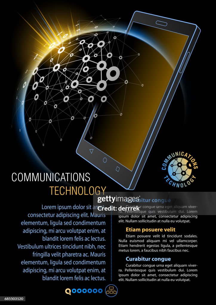 Smart Phone Communications Technology High-Res Vector Graphic - Getty ...