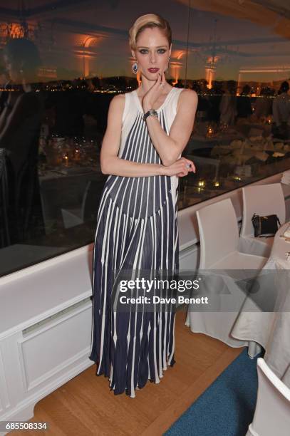 Coco Rocha attends The 9th Annual Filmmakers Dinner hosted by Charles Finch and Jaeger-LeCoultre at Hotel du Cap-Eden-Roc on May 19, 2017 in Cap...