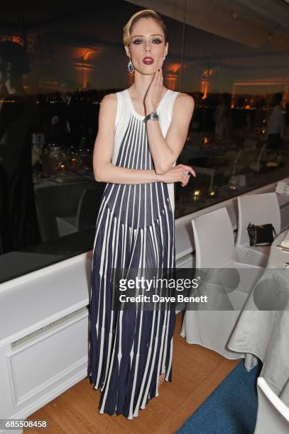 Coco Rocha attends The 9th Annual Filmmakers Dinner hosted by Charles Finch and Jaeger-LeCoultre at Hotel du Cap-Eden-Roc on May 19, 2017 in Cap...