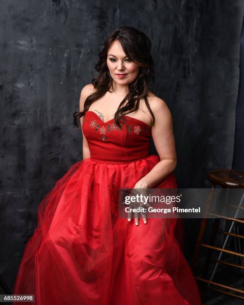 Poses at the 2017 Juno Awards Portrait Studio at the Canadian Tire Centre on April 1, 2017 in Ottawa, Canada.