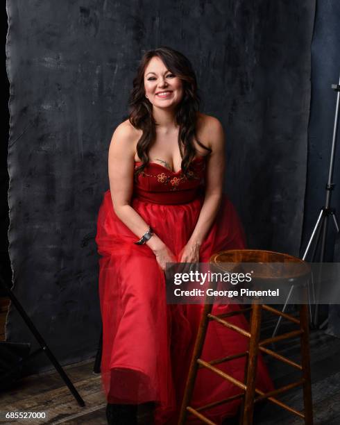 Poses at the 2017 Juno Awards Portrait Studio at the Canadian Tire Centre on April 1, 2017 in Ottawa, Canada.