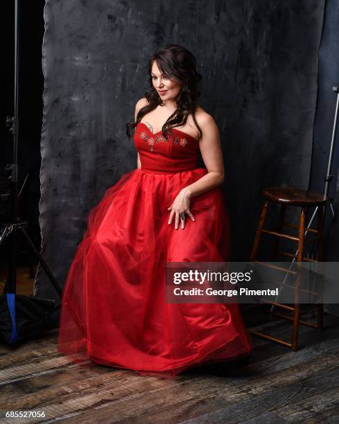 Poses at the 2017 Juno Awards Portrait Studio at the Canadian Tire Centre on April 1, 2017 in Ottawa, Canada.