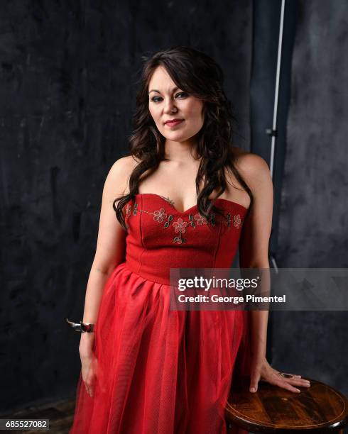 Poses at the 2017 Juno Awards Portrait Studio at the Canadian Tire Centre on April 1, 2017 in Ottawa, Canada.