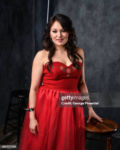 Poses at the 2017 Juno Awards Portrait Studio at the Canadian Tire Centre on April 1, 2017 in Ottawa, Canada.