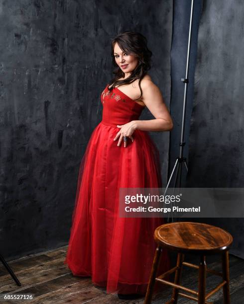 Poses at the 2017 Juno Awards Portrait Studio at the Canadian Tire Centre on April 1, 2017 in Ottawa, Canada.