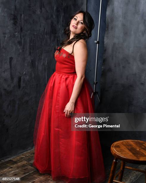 Poses at the 2017 Juno Awards Portrait Studio at the Canadian Tire Centre on April 1, 2017 in Ottawa, Canada.