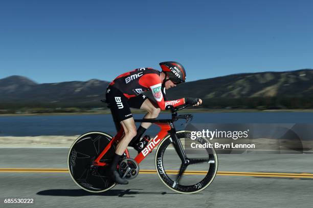 Brent Bookwalter of the USA and the BMC Racing Team in action during stage 6 of the AMGEN Tour of California, a 14.9 mile individual time trial...