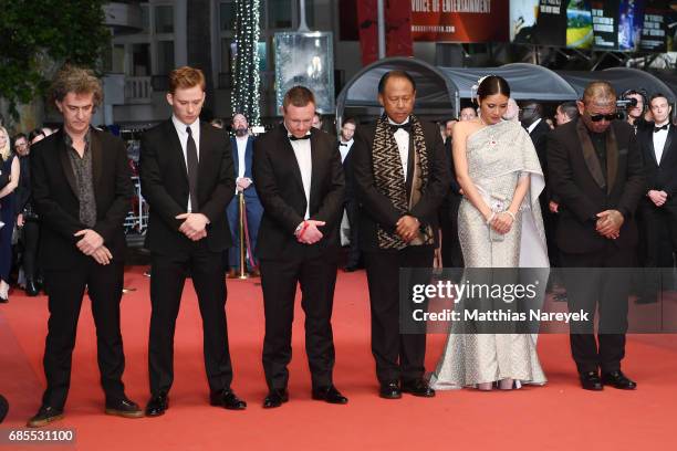 Director Jean-Stéphane Sauvaire, actor Joe Cole, former boxer Billy Moore and actors Vithaya Pansringarm, Pornchanok Mabklang and Panya Yimumphai...