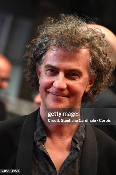 Director Jean-Stéphane Sauvaire attends the "A Prayer Before Dawn" premiere during the 70th annual Cannes Film Festival at Palais des Festivals on...