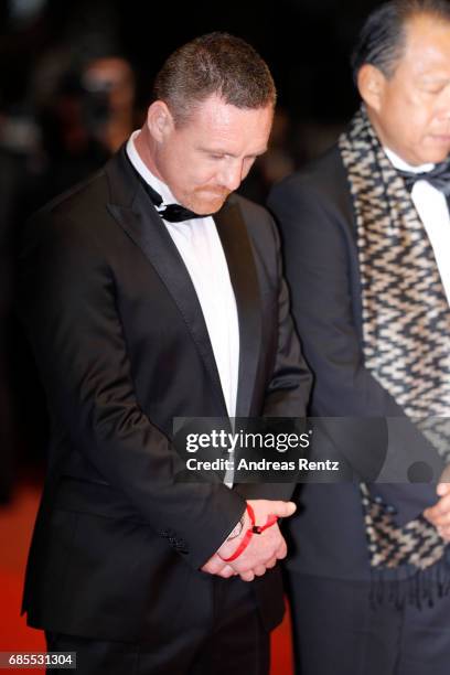 Billy Moore attends the "A Prayer Before Dawn" screening during the 70th annual Cannes Film Festival at Palais des Festivals on May 19, 2017 in...