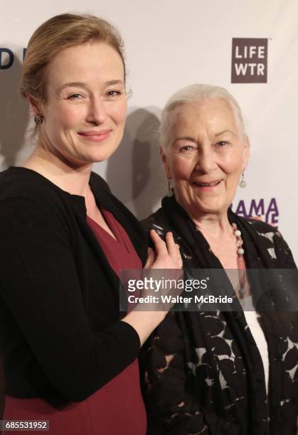 Jennifer Ehle and Rosemary Harris attend the 83rd Annual Drama League Awards Ceremony at Marriott Marquis Times Square on May 19, 2017 in New York...