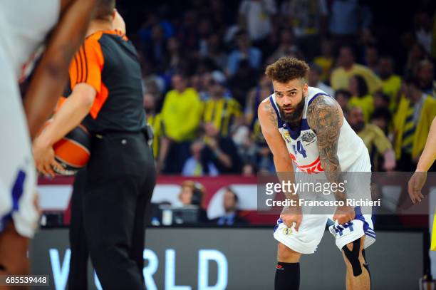 Jeffery Taylor, #44 of Real Madrid during the Turkish Airlines EuroLeague Final Four Semifinal A game between Fenerbahce Istanbul v Real Madrid at...