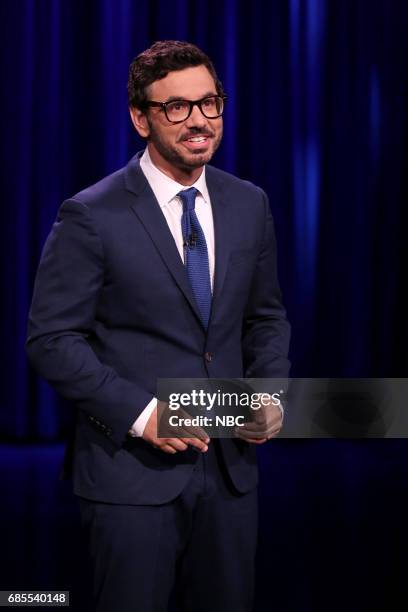 Episode 0679 -- Pictured: Comedian Al Madrigal performs on May 19, 2017 --