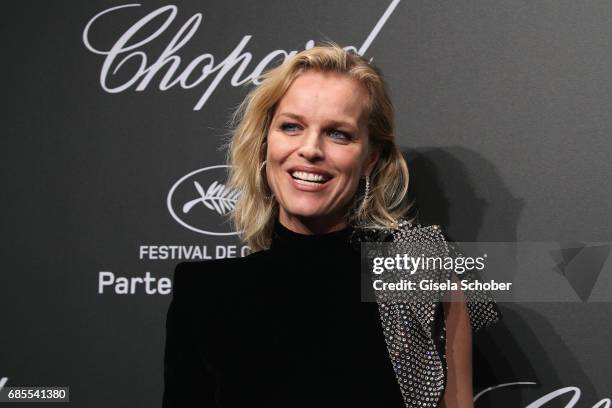 Eva Herzigova attends the Chopard SPACE Party, hosted by Chopard's co-president Caroline Scheufele and Rihanna, at Port Canto on May 19 in Cannes,...