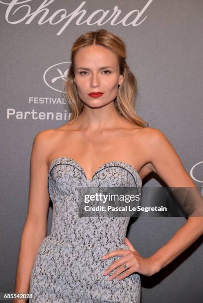 Natasha Poly attends the Chopard SPACE Party, hosted by Chopard's co-president Caroline Scheufele and Rihanna, at Port Canto on May 19 in Cannes,...