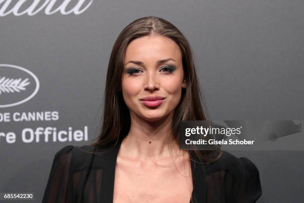 Lara Lieto attends the Chopard SPACE Party, hosted by Chopard's co-president Caroline Scheufele and Rihanna, at Port Canto on May 19 in Cannes,...