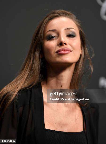 Lara Lieto attends the Chopard SPACE Party, hosted by Chopard's co-president Caroline Scheufele and Rihanna, at Port Canto on May 19 in Cannes,...