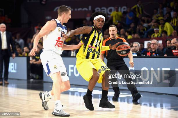 Bobby Dixon, #35 of Fenerbahce Istanbul in action during the Turkish Airlines EuroLeague Final Four Semifinal A game between Fenerbahce Istanbul v...