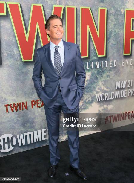 Kyle MacLachlan attends the premiere of Showtime's 'Twin Peaks' at The Theatre at Ace Hotel on May 19, 2017 in Los Angeles, California.