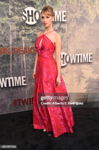 Giselle DaMier attends the premiere of Showtime's "Twin Peaks" at The Theatre at Ace Hotel on May 19, 2017 in Los Angeles, California.