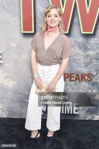 Jane Levy attends the World Premiere Of Showtime's "Twin Peaks" at The Theatre at Ace Hotel on May 19, 2017 in Los Angeles, California.