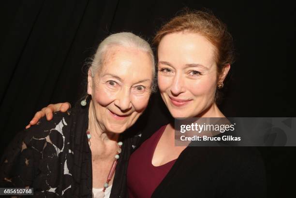 Rosemary Harris and daughter Jennifer Ehle pose at the 2017 Drama League Awards Luncheon at The Marriott Marquis Times Square on May 19, 2017 in New...